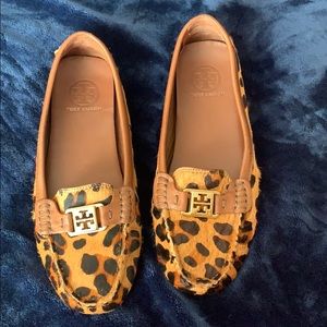 Tory Burch Leopard Loafers